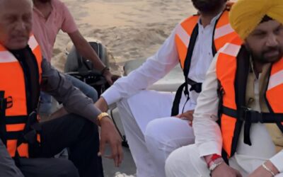 Punjab Ministers Face Backlash Over Viral “Cruise Chat” Video During Flood Inspection