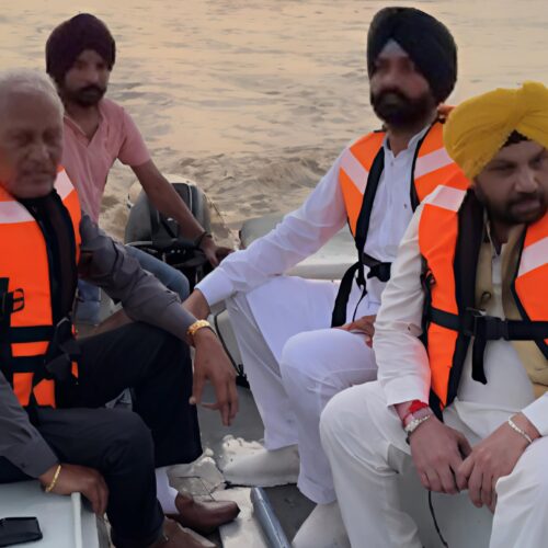Punjab Ministers Face Backlash Over Viral “Cruise Chat” Video During Flood Inspection