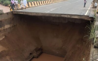 Tricity on High Alert as Ghaggar Swells and Sukhna Floodgates Open; Road Collapse Reported in Panchkula