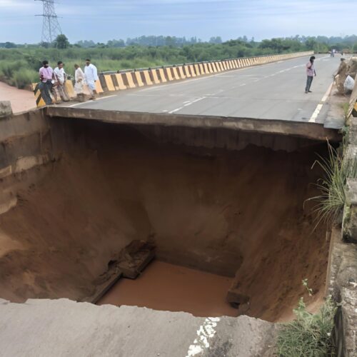 Tricity on High Alert as Ghaggar Swells and Sukhna Floodgates Open; Road Collapse Reported in Panchkula