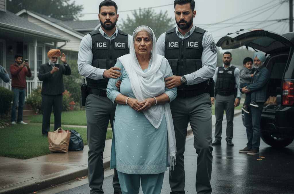 Outrage Erupts After Elderly Sikh Woman, Harjit Kaur, Detained for ‘Illegal Stay’ After 30 Years on US Soil