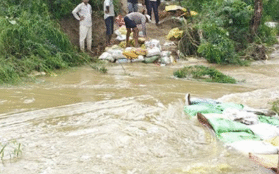 3 Breaches in Abulkhurana Drain Inundate 1,000 Acres in Fazilka; Locals Blame Negligence