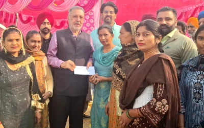 ਸਿਹਤ ਮੰਤਰੀ ਵੱਲੋਂ ਫੰਡਾਂ ਦੀ ਲਹਿਰ ਨਾਲ ਪਿੰਡਾਂ ` ਚ ਵਿਕਾਸ ਕਾਰਜ ਤੇਜ਼