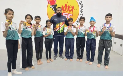 ਪਟਿਆਲਾ ਦੇ ਖਿਡਾਰੀਆਂ ਨੇ ਜਿਮਨਾਸਟਿਕ ਦੇ ਵਿੱਚ ਮਾਰੀ ਬਾਜੀ