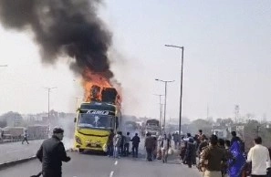 Kanpur Bus Burn