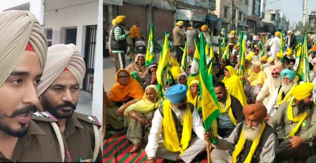 ਬੀ. ਕੇ. ਯੂ. (ਉਗਰਾਹਾਂ) ਨੇ ਲਾਇਆ ਥਾਣਾ ਸਦਰ ਨਾਭਾ ਅੱਗੇ ਧਰਨਾ