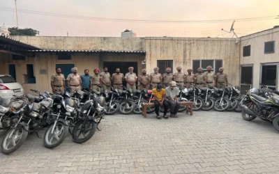 2 ਮੋਟਰਸਾਇਕਲ ਚੋਰਾਂ ਕੋਲੋਂ 25 ਮੋਟਰਸਾਇਕਲ ਬਰਾਮਦ : ਡੀ. ਐਸ. ਪੀ.