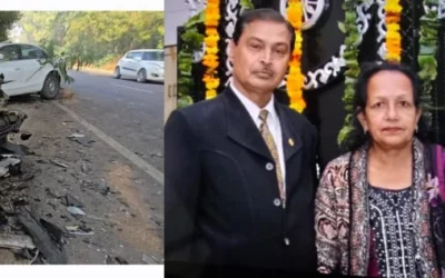 ਸੜਕ ਹਾਦਸੇ ਦੌਰਾਨ ਹੋਈ ਪਤੀ-ਪਤਨੀ ਸਮੇਤ ਇੱਕ ਨੌਜਵਾਨ ਦੀ ਮੌਤ