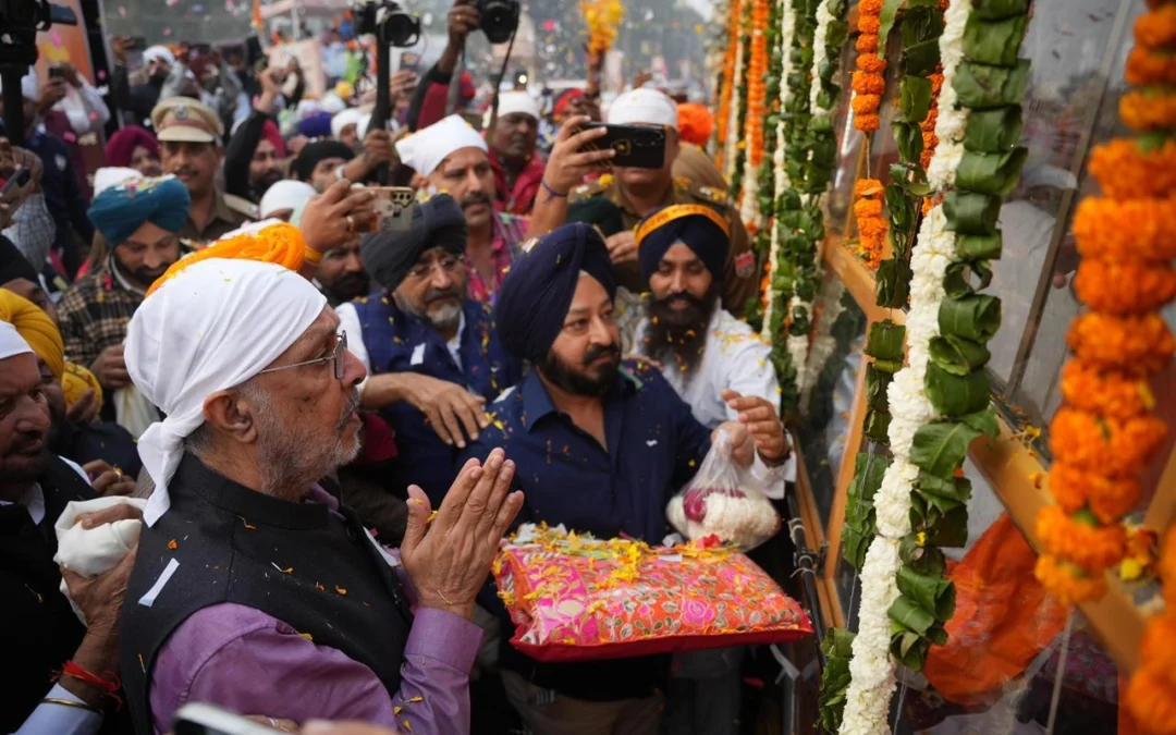 ਸ਼ਹੀਦੀ ਦਿਹਾੜੇ ਨੂੰ ਸਮਰਪਿਤ ਨਗਰ ਕੀਰਤਨ ਦਾ ਪਟਿਆਲਾ ਪੁੱਜਣ ‘ਤੇ ਭਰਵਾਂ ਸਵਾਗਤ