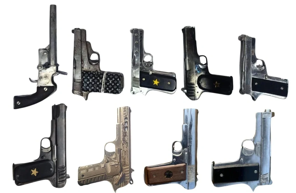 ਫਿਰੌਤੀ ਗਿਰੋਹ ਦੇ ਮੁੱਖ ਮੈਂਬਰ ਸਮੇਤ ਤਿੰਨ ਵਿਅਕਤੀ ਨੌਂ ਪਿਸਤੌਲਾਂ ਸਮੇਤ ਗ੍ਰਿਫ਼ਤਾਰ