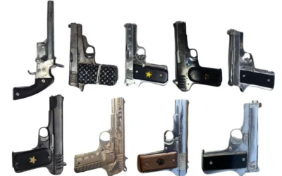 ਫਿਰੌਤੀ ਗਿਰੋਹ ਦੇ ਮੁੱਖ ਮੈਂਬਰ ਸਮੇਤ ਤਿੰਨ ਵਿਅਕਤੀ ਨੌਂ ਪਿਸਤੌਲਾਂ ਸਮੇਤ ਗ੍ਰਿਫ਼ਤਾਰ