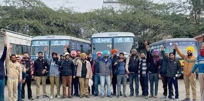 ਪਟਿਆਲਾ ਬੱਸ ਅੱਡੇ ਤੇ ਜਥੇਬੰਦੀਆਂ ਨੇ ਇਕੱਠੇ ਹੋ ਕੇ ਮੁੜ ਦਿੱਤਾ ਧਰਨਾ