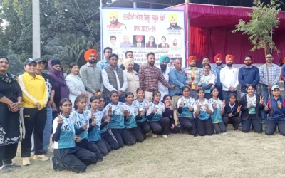 69ਵੀਆਂ ਅੰਤਰ ਜਿ਼ਲਾ ਸਕੂਲ ਖੇਡਾਂ `ਚ ਪਟਿਆਲਾ ਨੇ ਜਿੱਤਿਆ ਸਿਲਵਰ ਮੈਡਲ