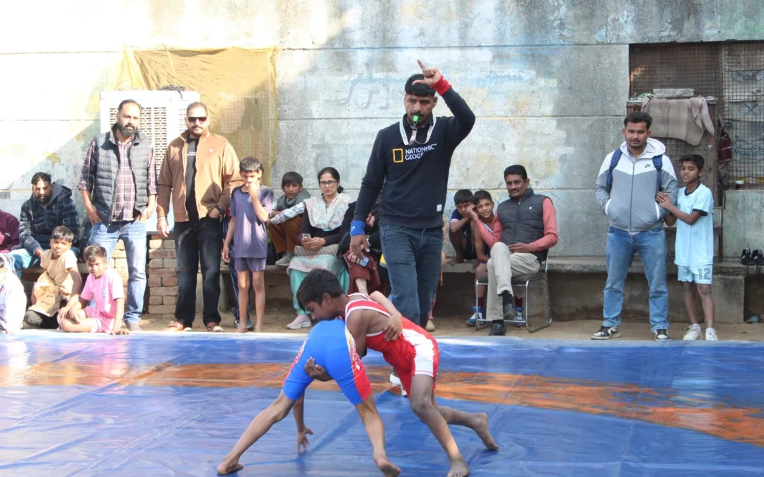 ਦੂਜੇ ਦਿਨ ਕੁਸ਼ਤੀ ਦੇ ਹੋਏ ਫਸਵੇਂ ਮੁਕਾਬਲੇ