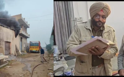 ਫਰਨੀਚਰ ਫੈਕਟਰੀ ਵਿਚ ਲੱਗੀ ਭਿਆਨਕ ਅੱਗ ਲੱਖਾਂ ਦਾ ਨੁਕਸਾਨ