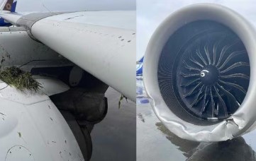 ਫਿਸਲਣ ਕਾਰਨ ਮੁੰਬਈ ਹਵਾਈ ਅੱਡੇ ਉਤੇ ਜਹਾਜ ਹੋਇਆ ਹਾਦਸਾਗ੍ਰਸਤ