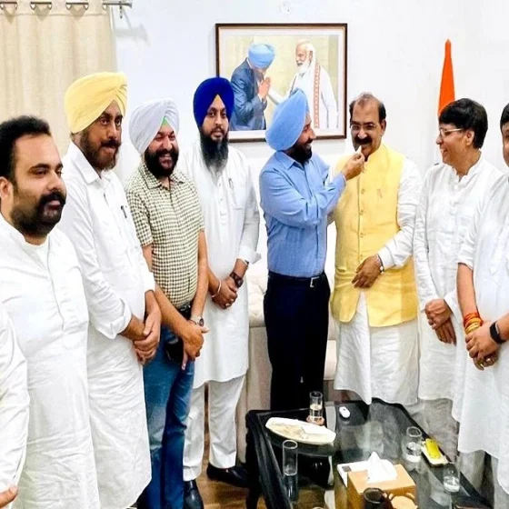 ਅਸ਼ਵਨੀ ਸ਼ਰਮਾ ਨੇ ਕੀਤੀ ਸੰਸਦ ਮੈਂਬਰ ਸੰਧੂ ਨਾਲ ਮੁਲਾਕਾਤ