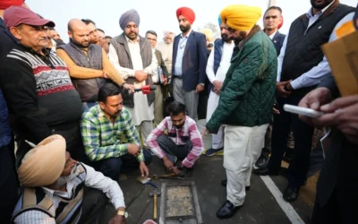 ਮੁੱਖ ਮੰਤਰੀ ਵੱਲੋਂ ਨਿਰਮਾਣ ਅਧੀਨ ਸੜਕਾਂ ਦੀ ਅਚਨਚੇਤ ਜਾਂਚ