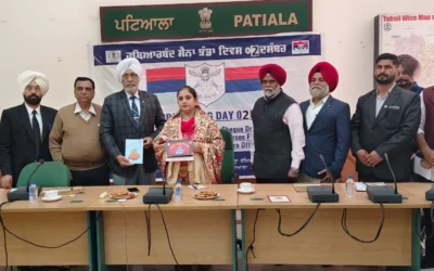 ਫਲੈਗ ਡੇਅ ਫੰਡ ਤੋਂ 6 ਲਾਭਪਾਤਰੀਆਂ ਨੂੰ ਮਾਲੀ ਸਹਾਇਤਾ ਦੇ ਚੈੱਕ ਜਾਰੀ