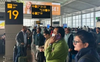 ਇੰਡੀਗੋ ਦੀਆਂ ਫਲਾਈਟਾਂ ਰੱਦ ਹੋਣ ਕਾਰਨ ਯਾਤਰੀ ਹੋ ਰਹੇ ਹਨ ਪ੍ਰੇਸ਼ਾਨ