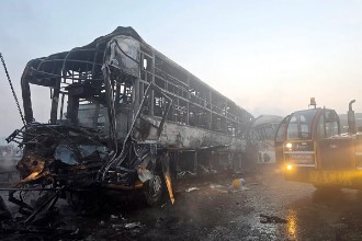 ਧੁੰਦ ਦੇ ਕਹਿਰ ਕਾਰਨ ਮਥੁਰਾ `ਚ 8 ਬੱਸਾਂ ਤੇ 3 ਕਾਰਾਂ ਟਕਰਾਈਆਂ