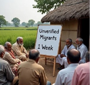 ਪੰਚਾਇਤ ਨੇ ਪਾਇਆ ਪ੍ਰਵਾਸੀਆਂ ਨੂੰ ਪਿੰਡ ਵਿਚੋਂ ਕੱਢਣ ਦਾ ਮਤਾ