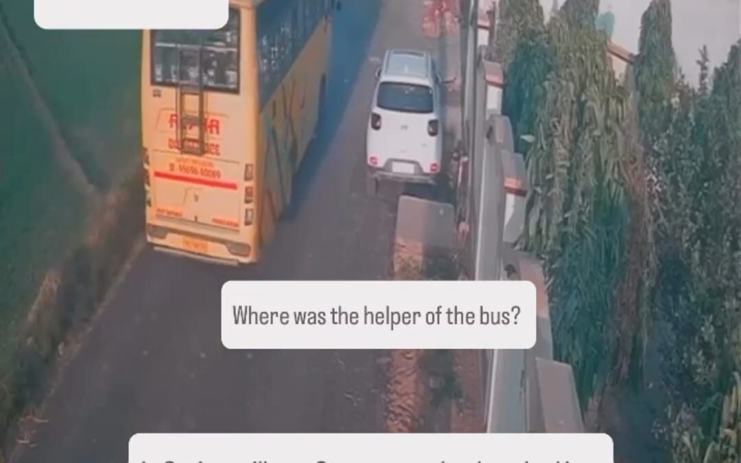 ਸਕੂਲ ਬਸ ਵਿਚੋਂ ਉਤਰਦੇ ਸਮੇਂ ਬੱਚਾ ਹੋਇਆ ਸੜਕ ਹਾਦਸੇ ਦਾ ਸਿ਼ਕਾਰ