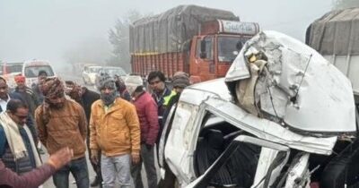 ਟਰੱਕ ਦੇ ਕਾਰ ਨੂੰ ਟੱਕਰ ਮਾਰਨ ਕਾਰਨ ਚਾਰ ਲੋਕਾਂ ਦੀ ਹੋਈ ਮੌਤ