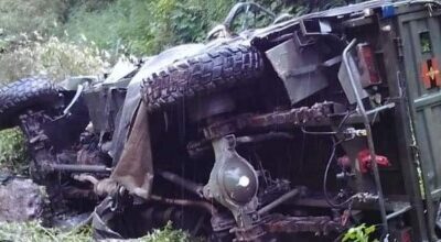 200 ਫੁੱਟ ਡੂੰਘੀ ਖੱਡ ਵਿੱਚ ਫੌਜ ਦੀ ਗੱਡੀ ਡਿੱਗਣ ਕਾਰਨ10 ਜਵਾਨਾਂ ਦੀ ਮੌਤ ਤੇ 7 ਜ਼ਖਮੀ