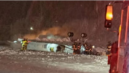 ਬਰਫੀਲੇ ਤੂਫਾਨ ਕਾਰਨ ਅਮਰੀਕਾ ਦੇ ਮੇਨ ਏਅਰਪੋਰਟ ਹਾਦਸੇ ਵਿਚ ਸੱਤ ਦੀ ਮੌਤ