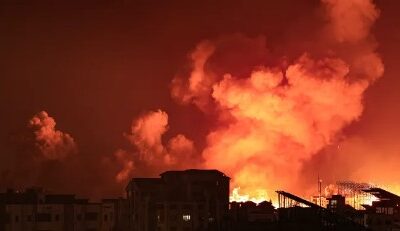 ਇਜਰਾਇਲ ਦੀ ਗਾਜਾ ਤੇ ਬੰਬਾਰਮੈਂਟ ਕਰਨਾ ਜਾਰੀ