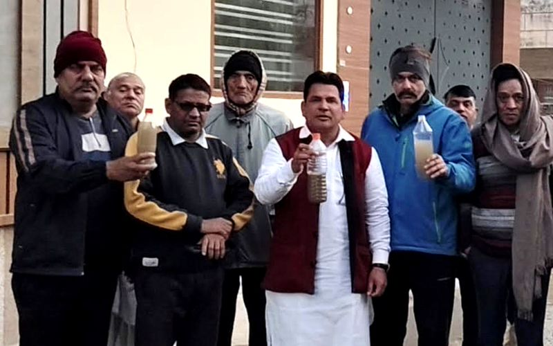 Jhajjar Residents Protest Over “Black and Foul-Smelling” Water Supply