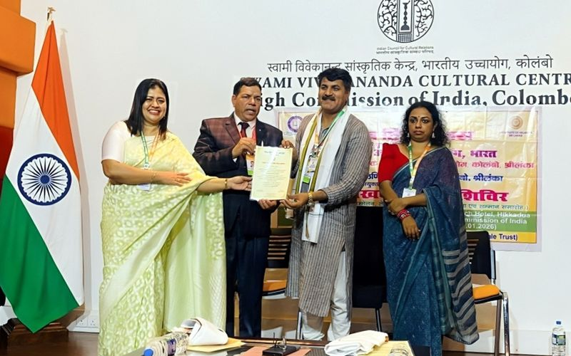 Kurukshetra University Professor Receives International Recognition in Sri Lanka