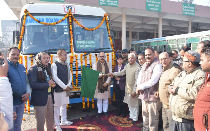 Yamunanagar-Mathura Direct Bus Launched; Fare ₹396, Departs 7:30 AM