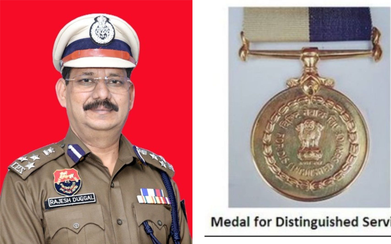 Faridabad JCP Rajesh Duggal Awarded President’s Police Medal; 12 Others Get Meritorious Service Medals