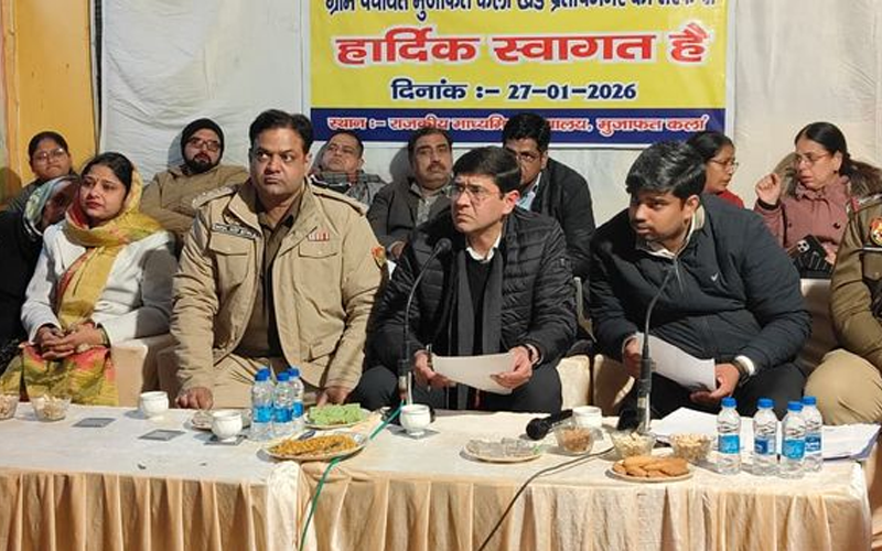 Yamunanagar ADC and SP Resolve Grievances at ‘Janta Darbar’ in Muzafat Kalan