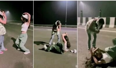 ਯੂ. ਪੀ. ਹਾਈਵੇਅ ‘ਤੇ ਮੁਟਿਆਰਾਂ ਨੇ ਨਾਗਿਨ ਡਾਂਸ ਕਰ ਕੇ ਬਣਾਈ ਰੀਲ