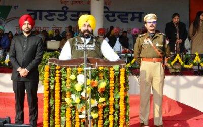 ਸਿੱਖਿਆ ਮੰਤਰੀ ਬੈਂਸ ਨੇ ਲਹਿਰਾਇਆ ਗਣਤੰਤਰ ਦਿਵਸ ਮੌਕੇ ਤਿਰੰਗਾ