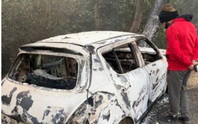 ਸੜਕੀ ਹਾਦਸੇ ਵਿਚ ਕਾਰ ਸਮੇਤ ਜਿੰਦਾ ਦੋ ਸੜੇ