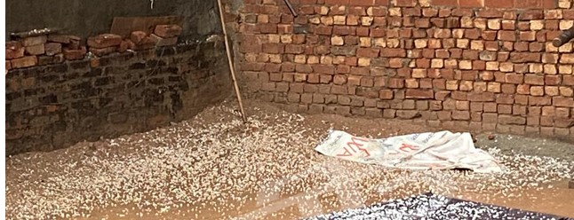 ਮੌਸਮ ਦੇ ਕਰਵਟ ਲੈਂਦਿਆਂ ਹੀ ਮੀਂਹ ਦੇ ਨਾਲ ਪਏ ਗੜੇ