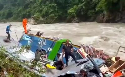 ਨੇਪਾਲ ਵਿਖੇ ਬਸ ਡਿੱਗਣ ਕਾਰਨ ਕਈਆਂ ਦੀ ਮੌਤ ਤੇ ਕਈ ਹੋਰ ਗੰਭੀਰ ਜ਼ਖ਼ਮੀ