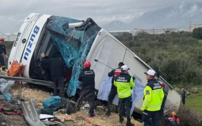 ਤੁਰਕੀ ਵਿਖੇ ਬਸ ਪਲਟਣ ਕਾਰਨ 9 ਦੀ ਮੌਤ 26 ਜ਼ਖ਼ਮੀ