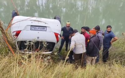 Tragedy at Jyotisar: Girl Killed, Boy Missing After Car Plunges into SYL Canal
