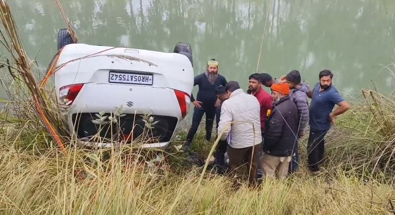 Tragedy at Jyotisar: Girl Killed, Boy Missing After Car Plunges into SYL Canal