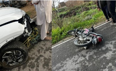 ਕਾਰ-ਮੋਟਰਸਾਈਕਲ ਟੱਕਰ ਵਿਚ ਮੋਟਰਸਾਈਕਲ ਸਵਾਰ ਦੋ ਦੀ ਮੌਤ