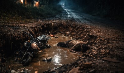 ਰਾਤ ਸਮੇਂ ਮੋਟਰਸਾਈਕਲ ਸਮੇਤ ਟੋਏ ਵਿਚ ਡਿੱਗਣ ਕਾਰਨ ਨੌਜਵਾਨ ਦੀ ਮੌਤ