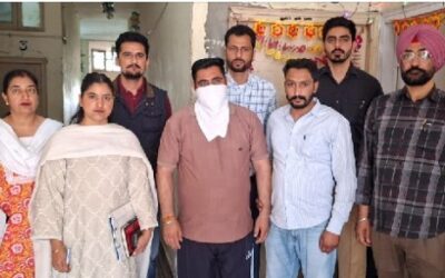 ਵਿਜੀਲੈਂਸ ਵਲੋਂ ਜੂਨੀਅਰ ਇੰਜੀਨੀਅਰ ਰਿਸ਼ਵਤ ਲੈਂਦਾ ਰੰਗੇ ਹੱਥੀਂ ਕਾਬੂ