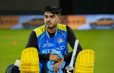 ਆਯੂਸ਼ ਮਹਾਤੇ ਹੈਮਸਟਿੰਗ `ਚ ਹੋਇਆ ਆਈ. ਪੀ. ਐੱਲ. `ਚੋਂ ਬਾਹਰ