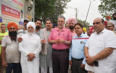 ਡਾ. ਬਲਬੀਰ ਸਿੰਘ ਨੇ ਰੱਖਿਆ ਸੜਕ ਦਾ ਨੀਂਹ ਪੱਥਰ