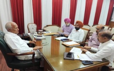 ਕੈਬਨਿਟ ਮੰਤਰੀ ਬਰਿੰਦਰ ਗੋਇਲ ਨੇ ਕੀਤੀ ਵੱਖ-ਵੱਖ ਵਿਭਾਗਾਂ ਦੀ ਮੀਟਿੰਗ